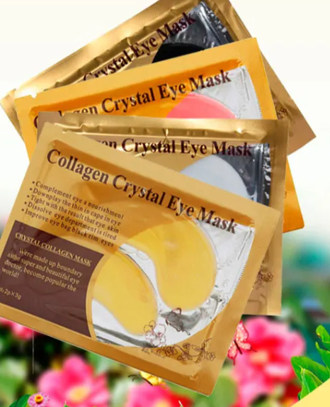 Collagen Crystal Eye Mask In Color Black 10pc