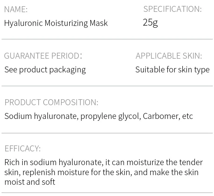 Bioaqua Multi-Ingredient Mask 20pc