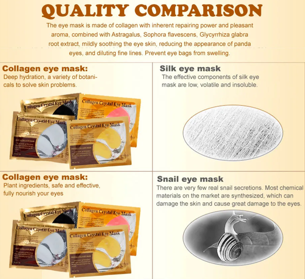Collagen Crystal Eye Mask In Color Pink 10pc